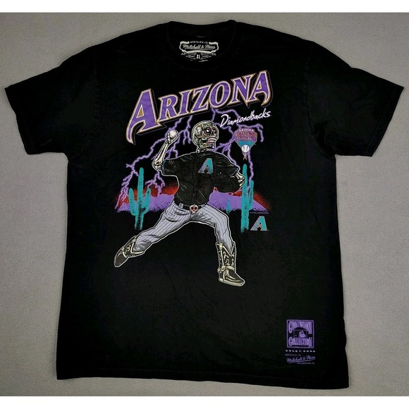 Mitchell & Ness Other - Arizona Diamondbacks Mitchell Ness Skeleton Pitcher Men Large Sugar Skull Cowboy